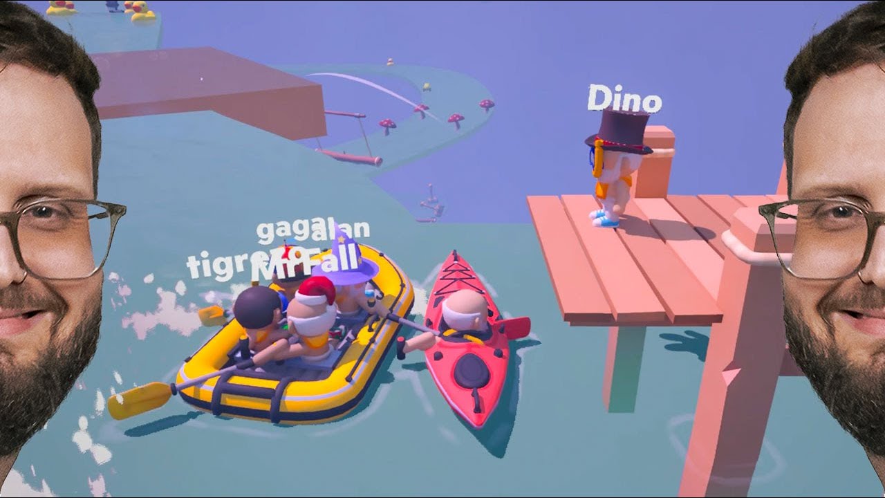 O jogo do barquinho quase foi o fim dos colegas 🚣 - Boat Together (Parte 2)