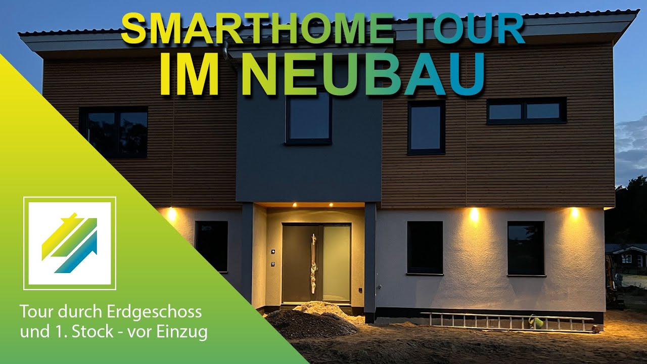 Eine Woche vor Einzug! | SmartHome Tour im Neubau
