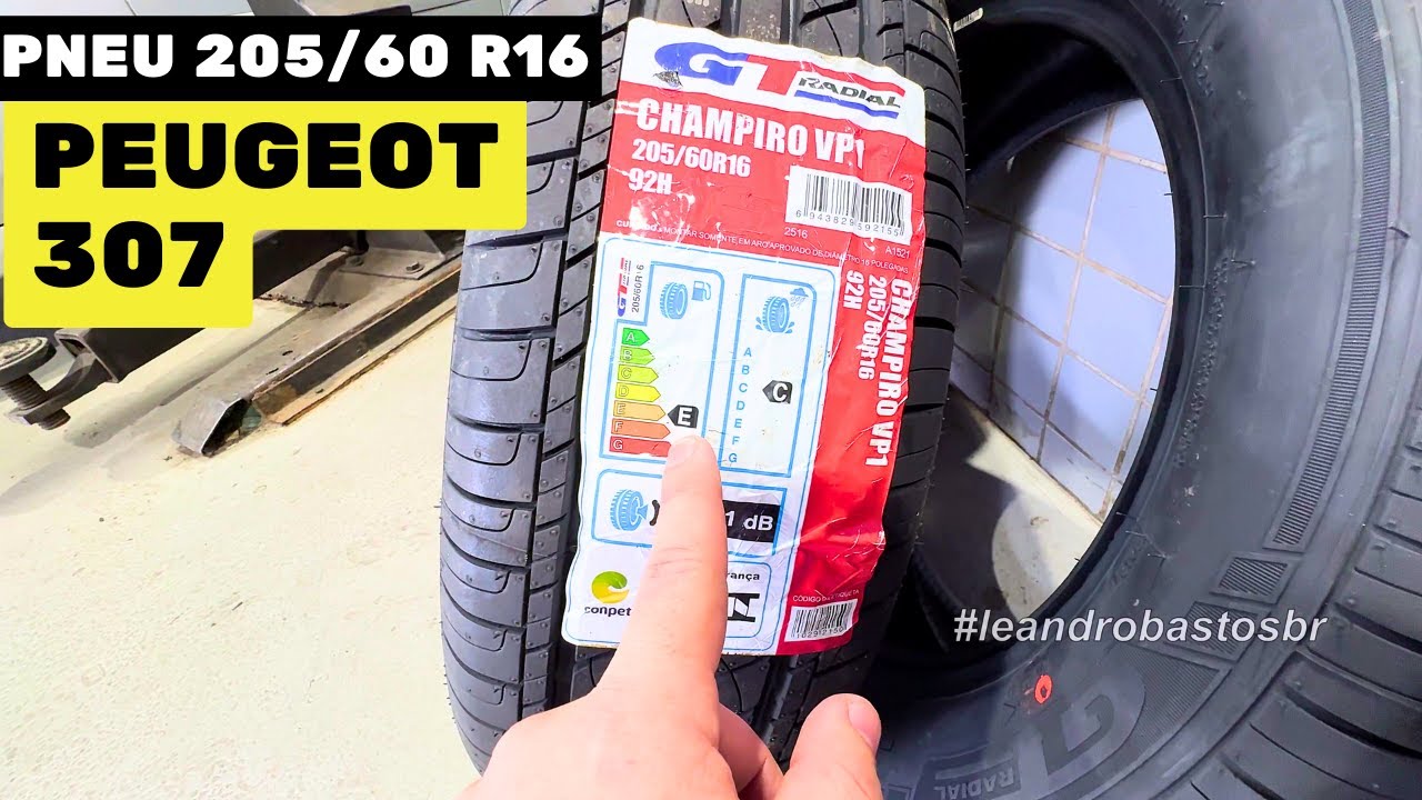 Coloquei Pneus 205/60 R16 no Peugeot 307! Veja Como Ficou!