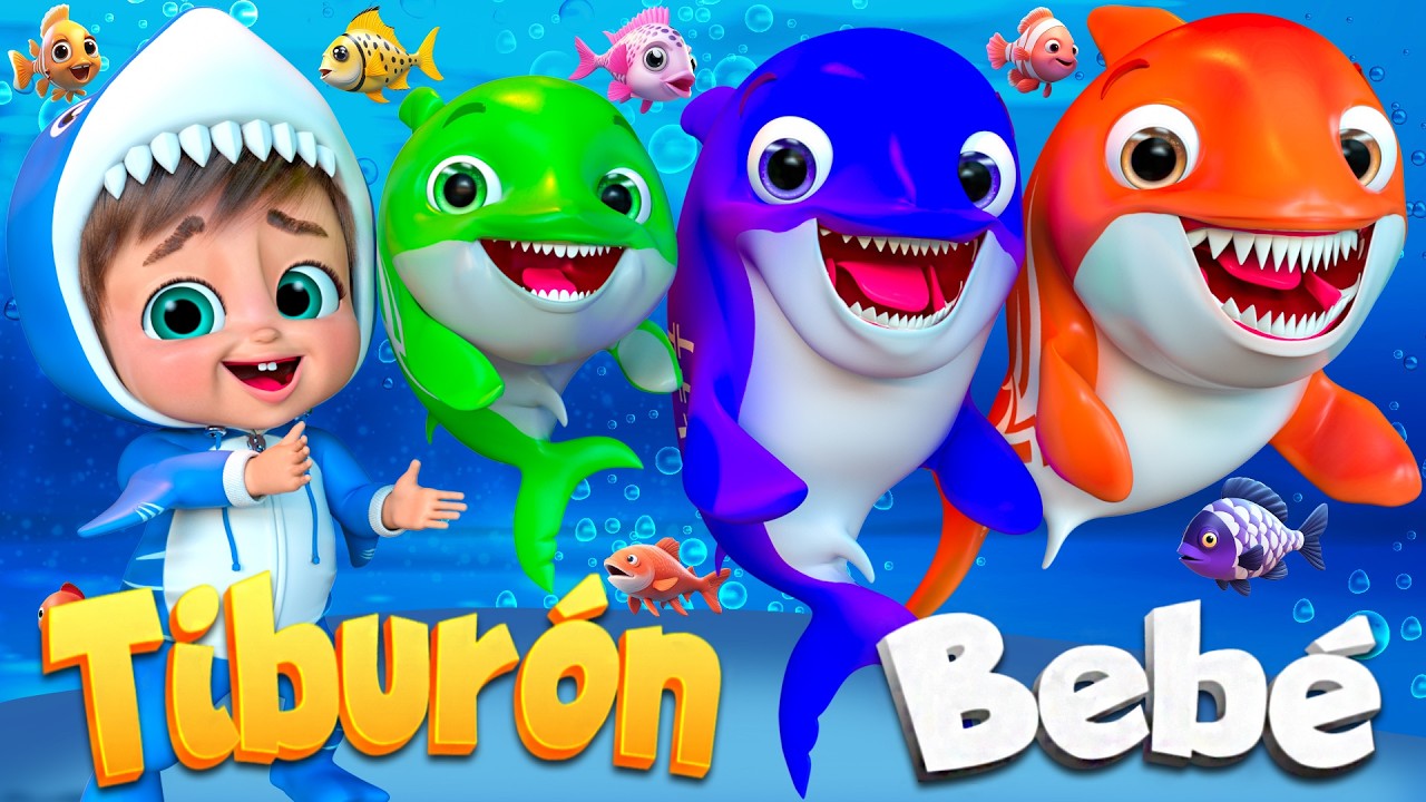 Aventura del Bebé Tiburón - Canciones para Bebés #BabyShark #NurseryRhymes #bebetiburon