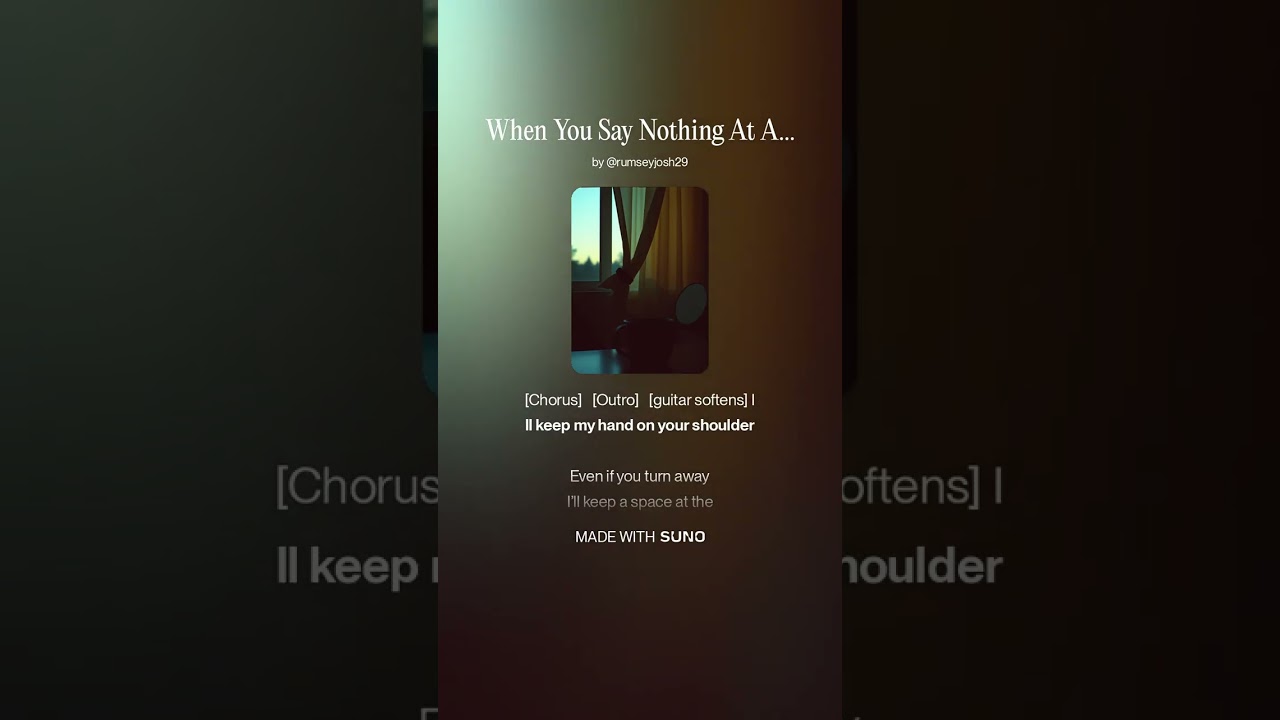 When You Say Nothing At All