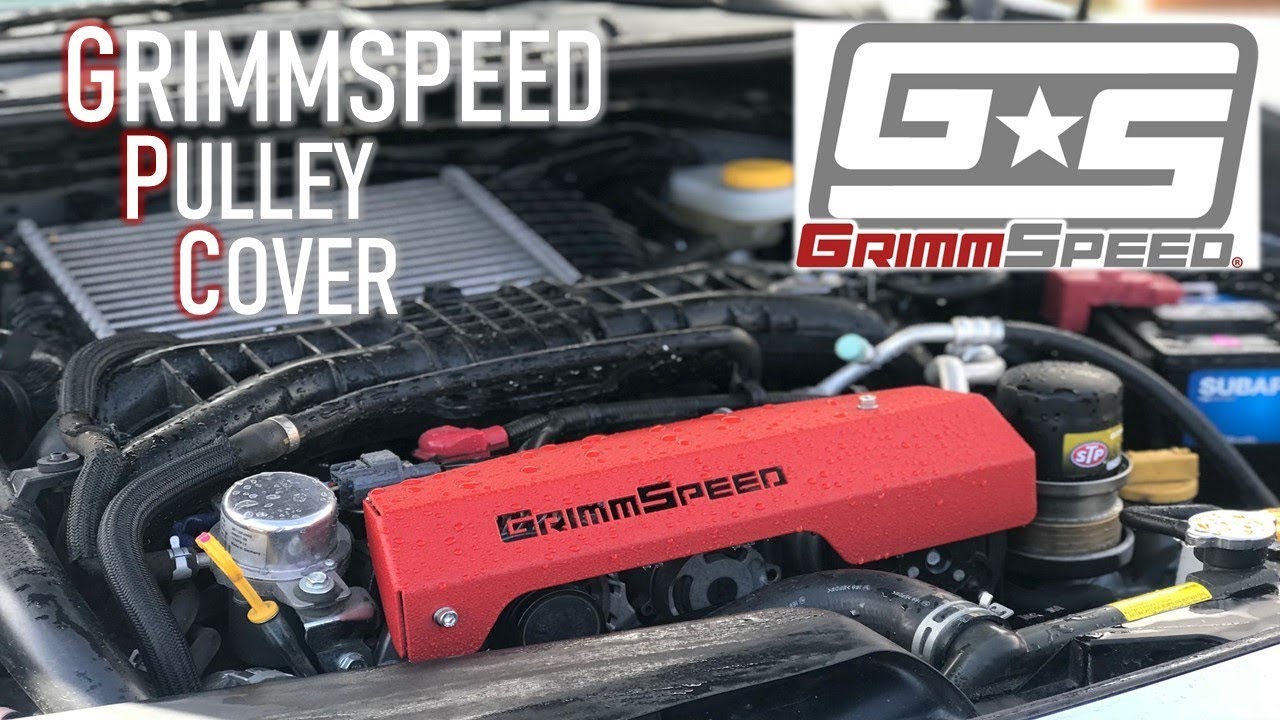 Installing the Grimmspeed Pulley Cover on my 2017 WRX!