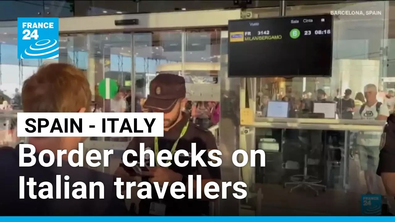 Spain starts border checks on Italy over Ceuta dispute &bull; FRANCE 24 English