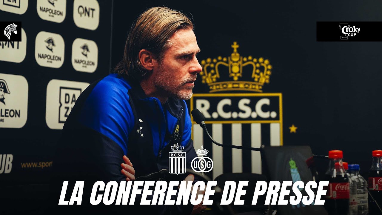 Croky Cup demi-finale : Conférence de presse avant Sporting de Charleroi - Union SaintGilloise 25/26