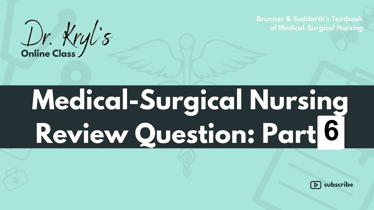 Post-operative Nursing (Medical-Surgical Nursing: Part 6 - PNLE Review Questions)
