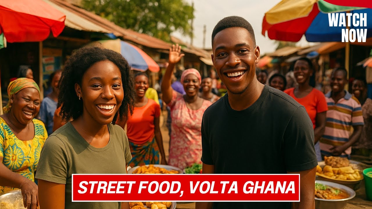 We Tried Street Foods In SOGAKOPE ( Volta Region Ghana)