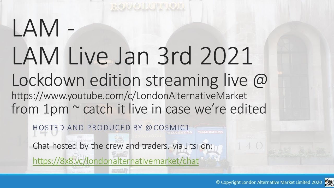 LAM Live Sunday 3rd Jan 2021