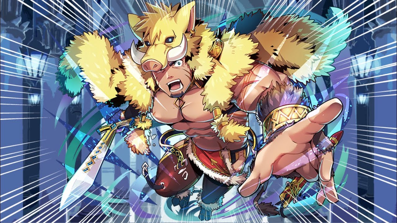 [放サモ] 新春！猪武者と厄祓い シナリオ戦闘