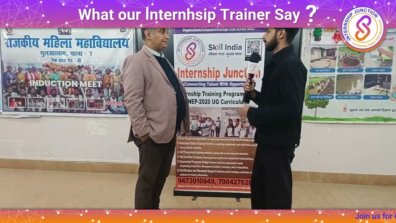 Trainer & Internship Master Insights | Internship Junction Internship Program