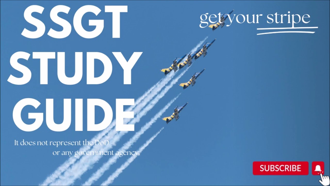 SSGT STUDY GUIDE - SECTION 6F AUDIO BOOK
