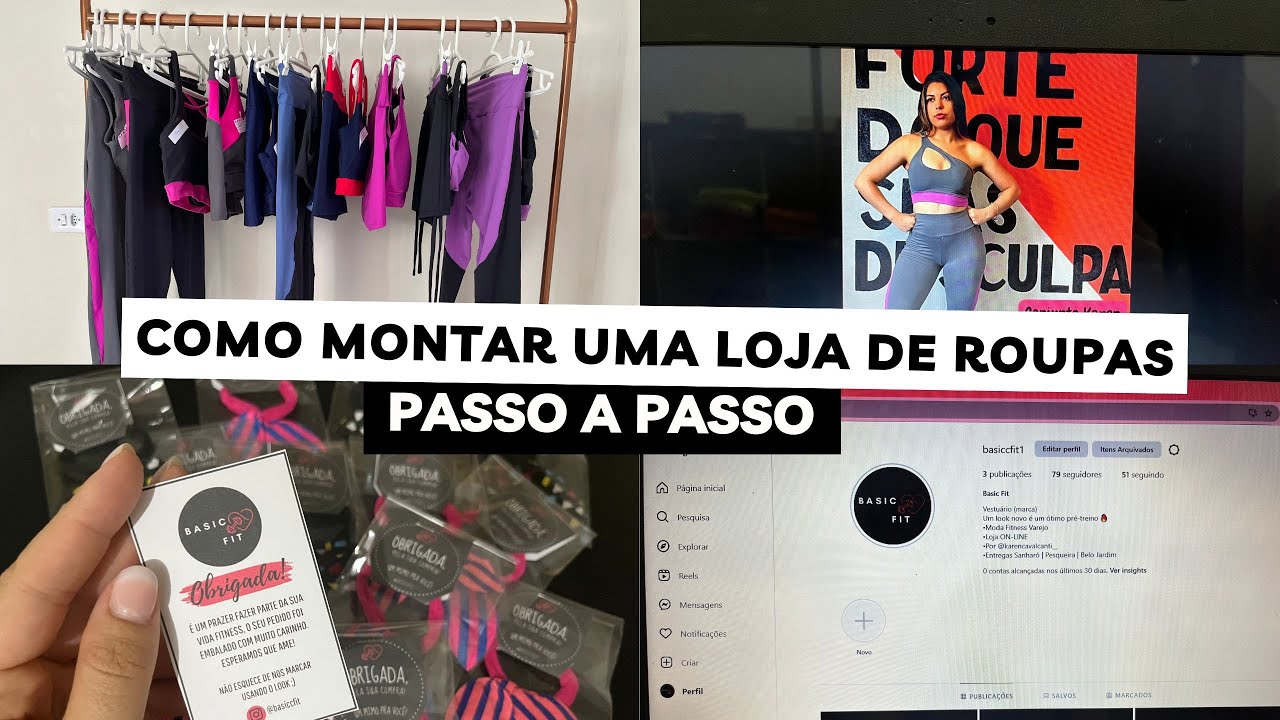 MONTANDO MINHA LOJA FITNESS ON-LINE DO ZERO | Abri uma nova loja e mostrei tudo VLOG 2/2