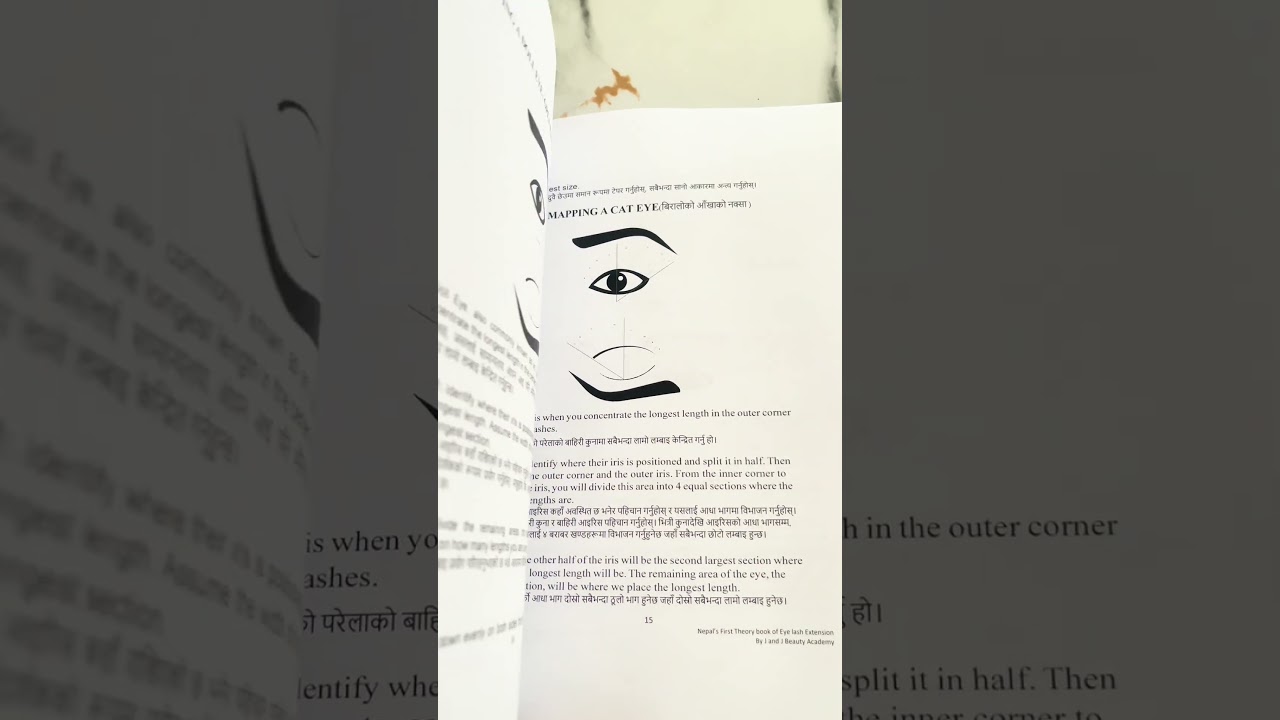 Eye lash extension theory book #eyelashextensions #theorybook #education #lashesbusiness