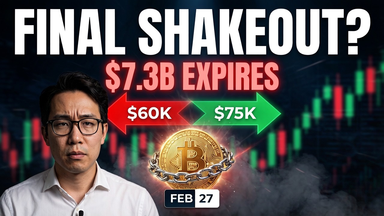 Bitcoin SHAKEOUT: $7.3B Options Expire — $60K Flush or $75K?