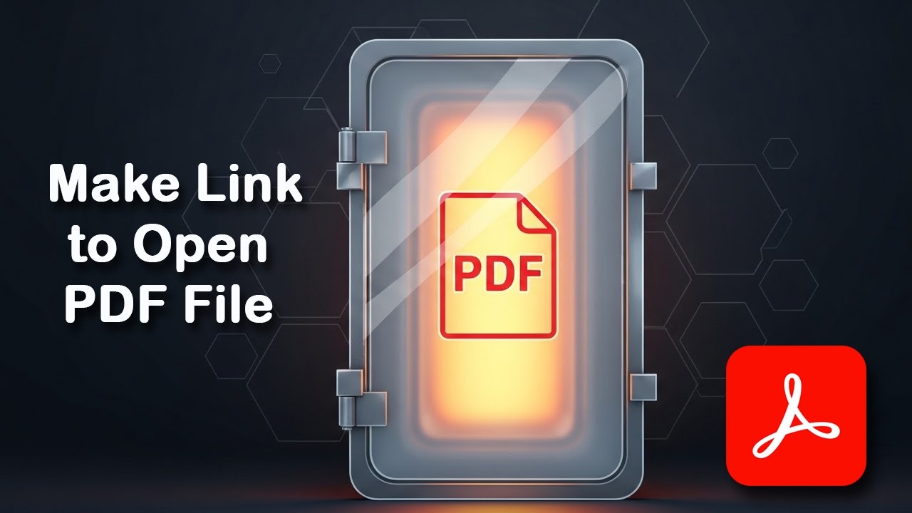 How to Make a Link to Open a PDF File in Adobe Acrobat Pro DC