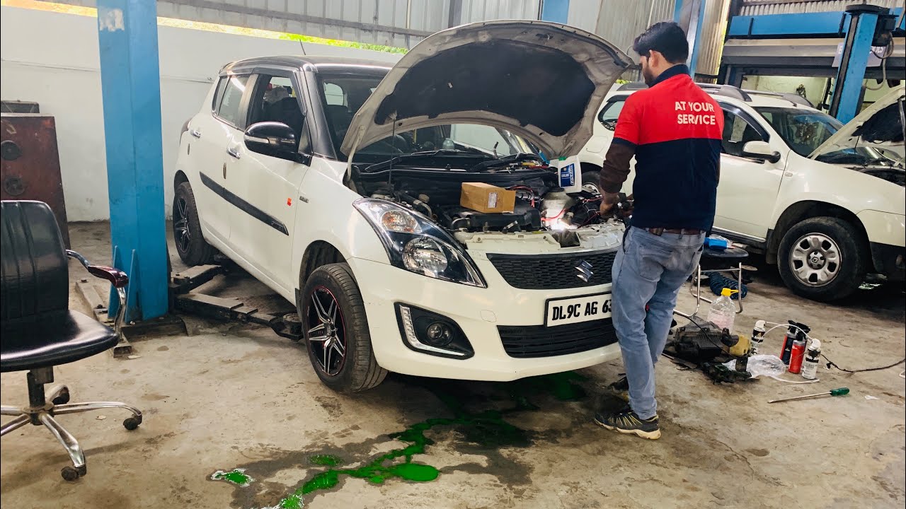 My Swift's Coolant Leaked | Taking My Swift To Manali | Maruti Suzuki Swift Full Car Service