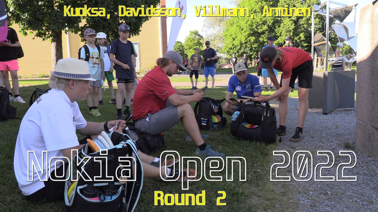 lcgm8 Disc Golf - Nokia Open 2022 round 2, chase card, game play audio only