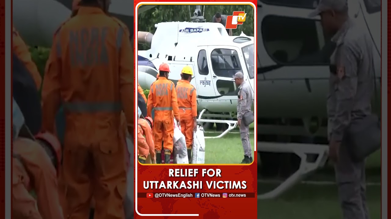 Helicopters Airlift Relief for Uttarkashi Victims, NDRF, SDRF Aid Ops