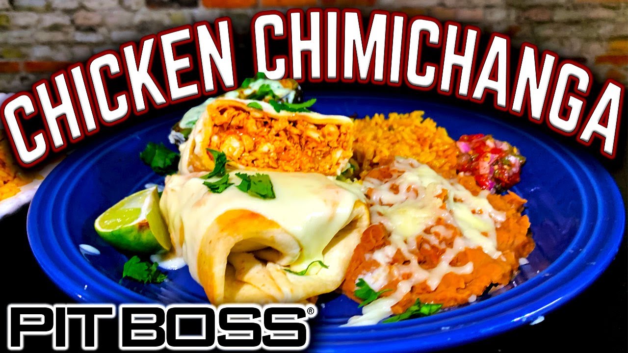 PIT BOSS 5 BURNER ULTIMATE GRIDDLE COOK! CHICKEN CHIMICHANGAS ON FLAT TOP GRIDDLE - EASY RECIPE