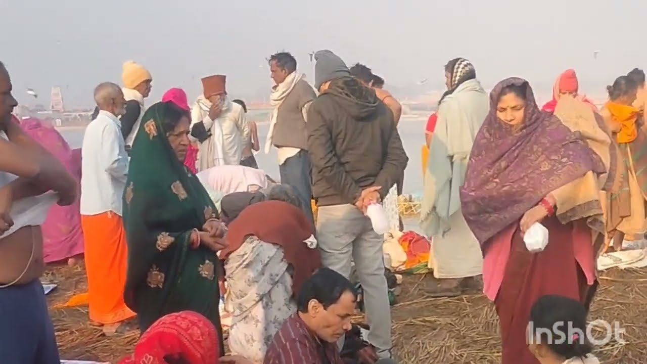 Ganga snan video hridawar mahila ghat varanasi river bathing 