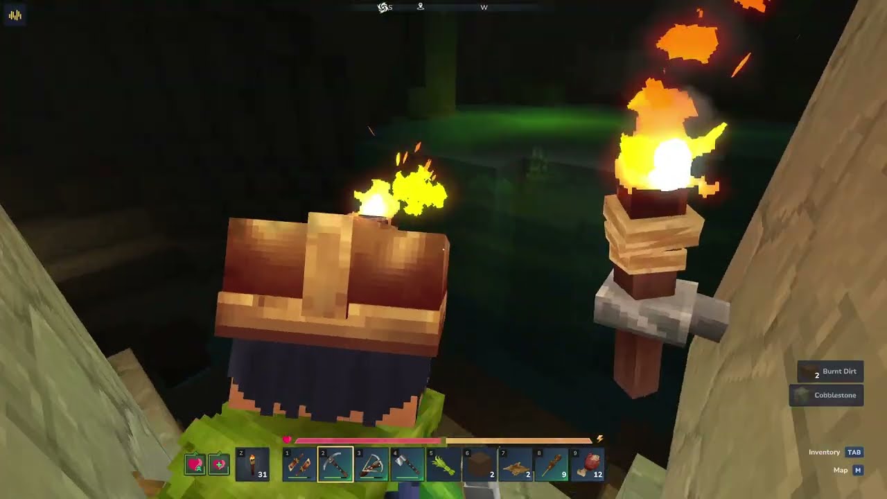 Hytale - Ep12 - Back to the underground. #hytale #blockgame #minecraft