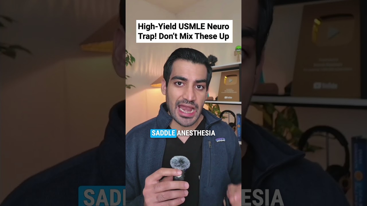 USMLE High Yield: Conus Medullaris vs Cauda Equina Syndrome #shorts #medicalstudent #usmle