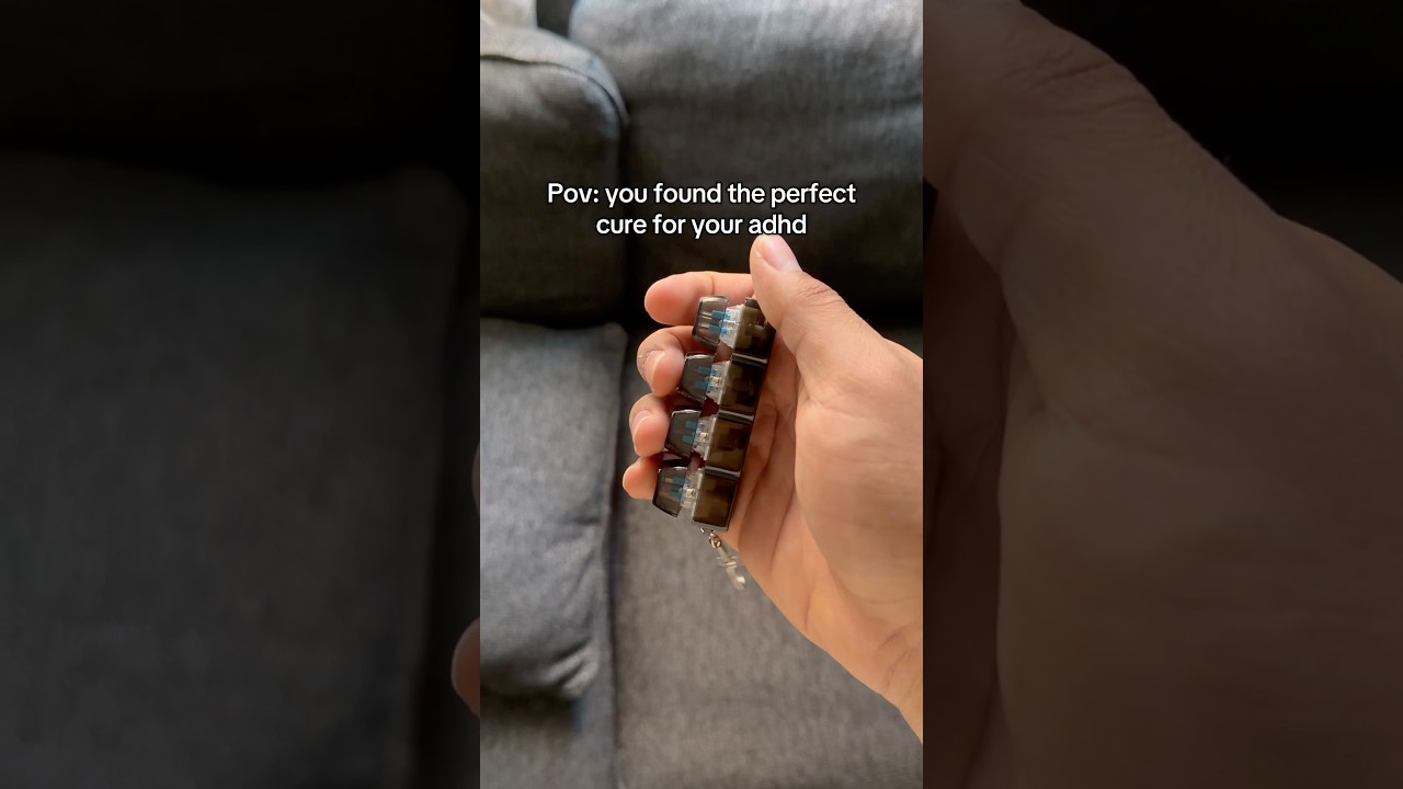 This fidget keyboard is the best cure for my adhd🤩#keyboard #keychain #fidget #adhd #antistress