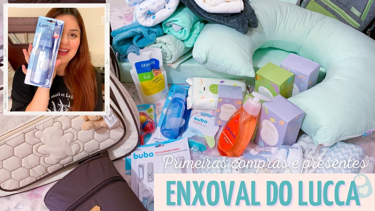 Enxoval do bebê - primeiras compras e presentes