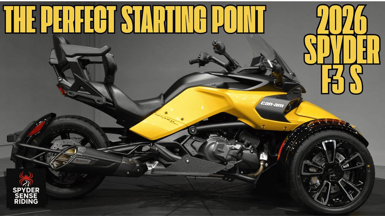Can-Am Spyder F3-S 2026 года | Почему гонщики всё ещё начинают здесь
