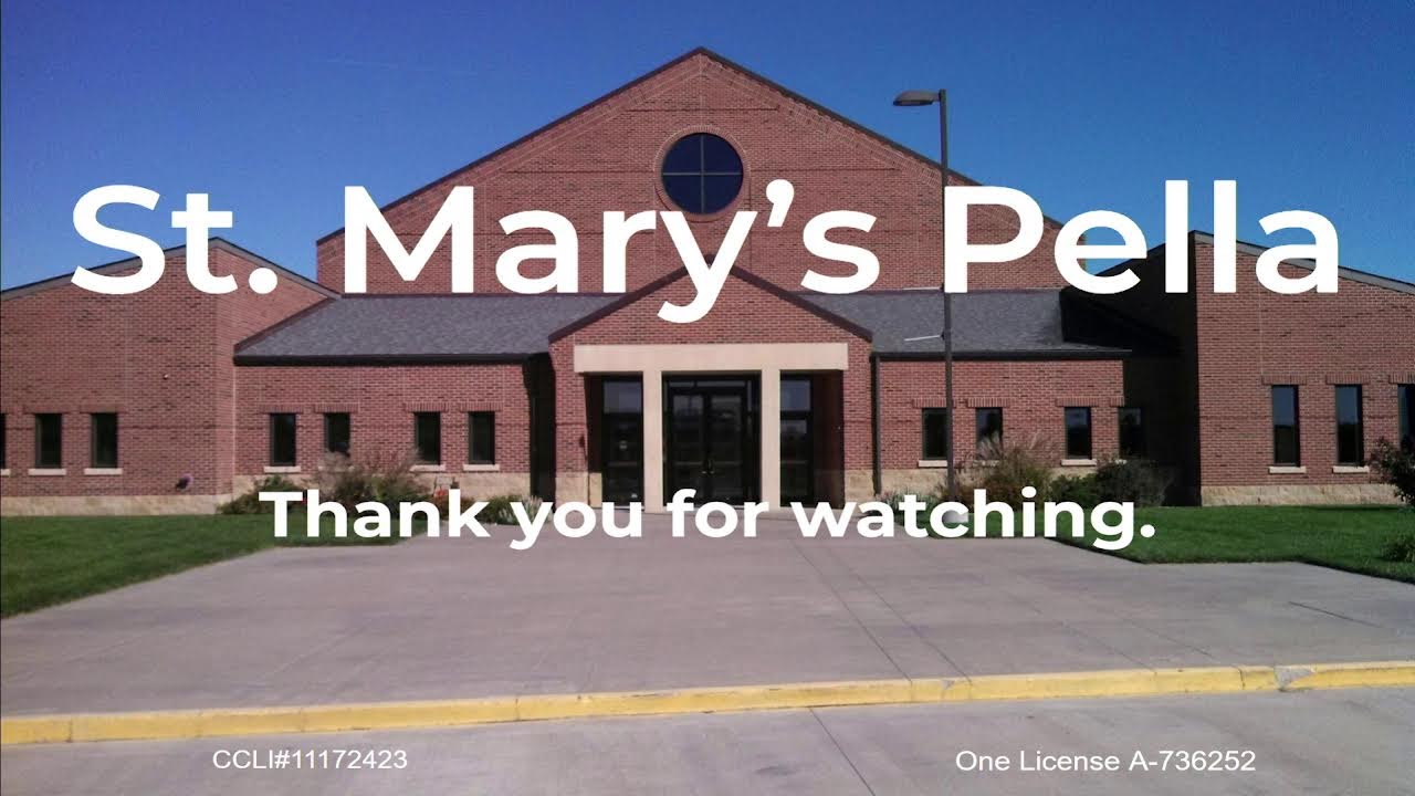 St. Mary's Pella Livestream February 15th, 2026 Mass