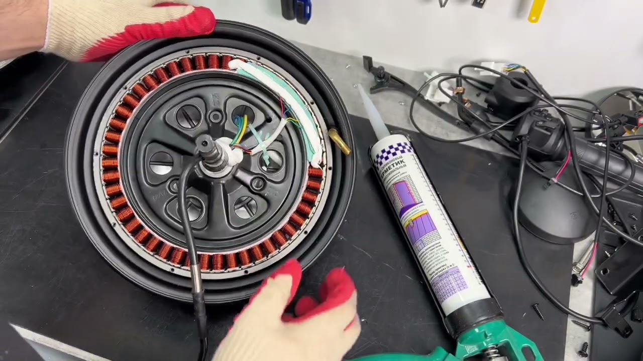 Motiko MU5 замена подшипников мотора