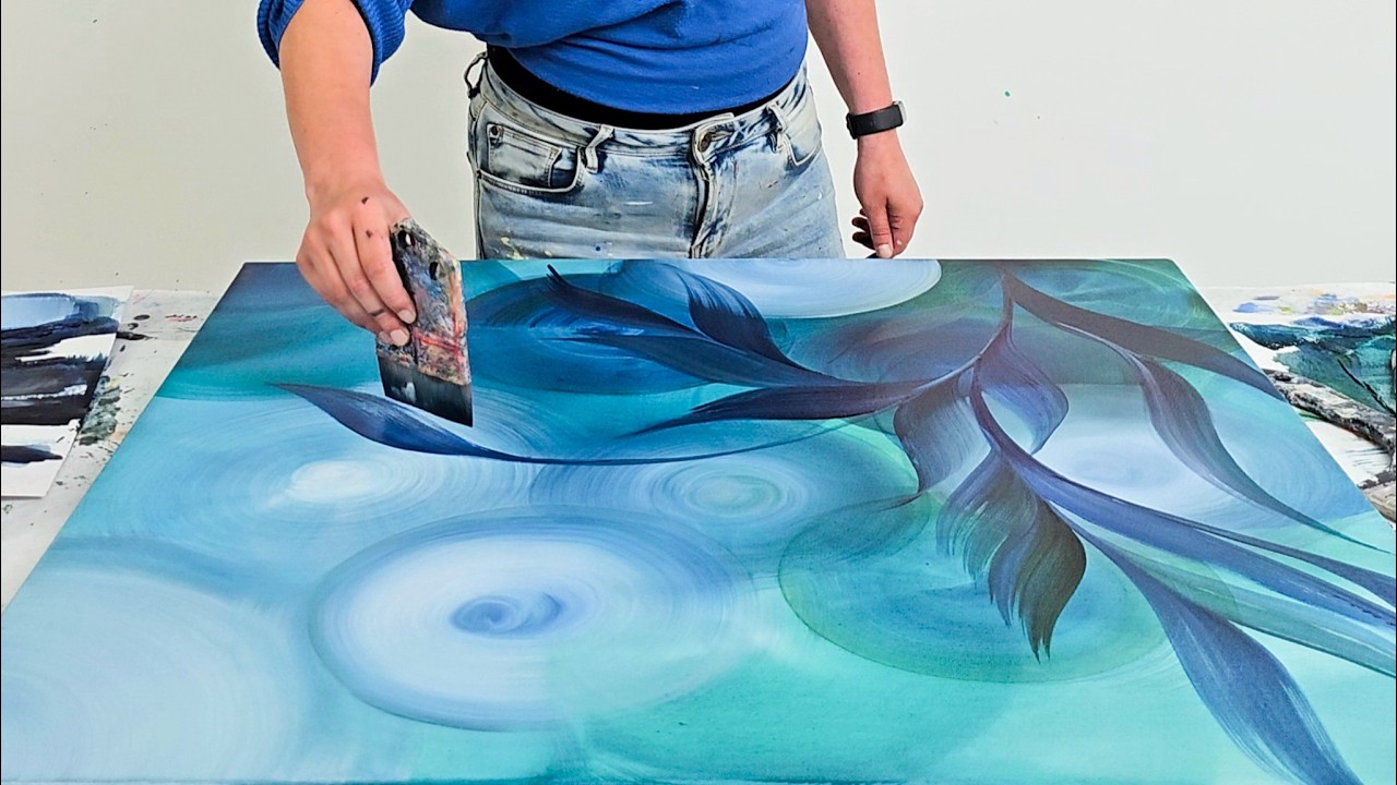 Botanical Bubble Painting - How would reversing this Painting Experiment change things?