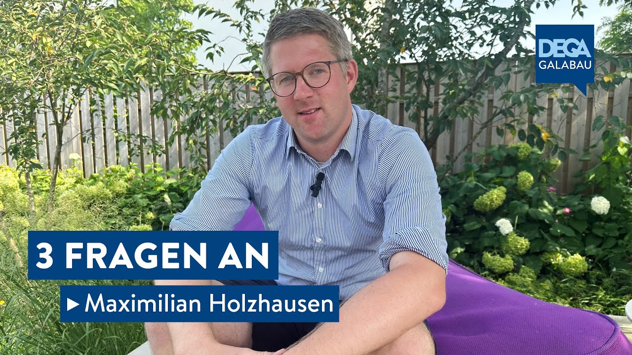 3 Fragen an Maximilian Holzhausen (GrünForm Achtermann in Springe)