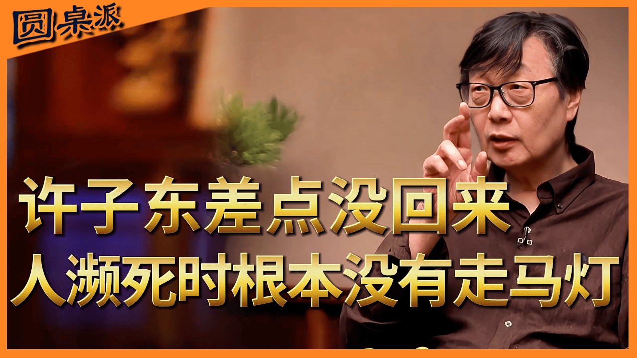 【对谈许子东】人快死时是什么状态？经历者亲口讲给你听!#圆桌派 #历史 #文化 #聊天 #纪实 #窦文涛 #马未都 #马家辉 #黄晓丹 #熱門 #推薦 #香港