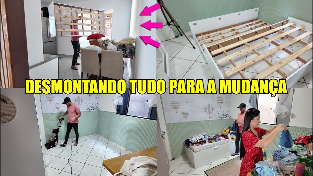 COMEÇAMOS A TRANSFORMAÇÃO + DESMONTAMOS A CAMA| Juliane Jocoski