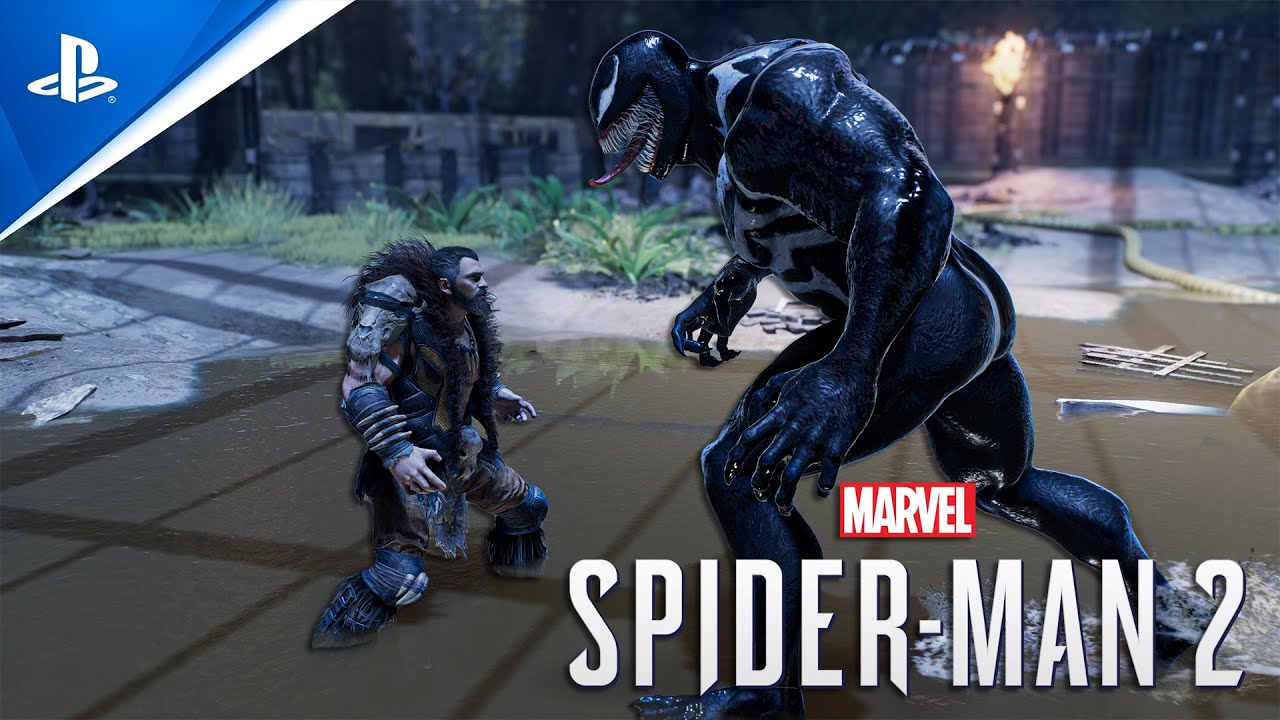 Venom over Classic Suit Mod in Marvel's Spider-Man 2 PC