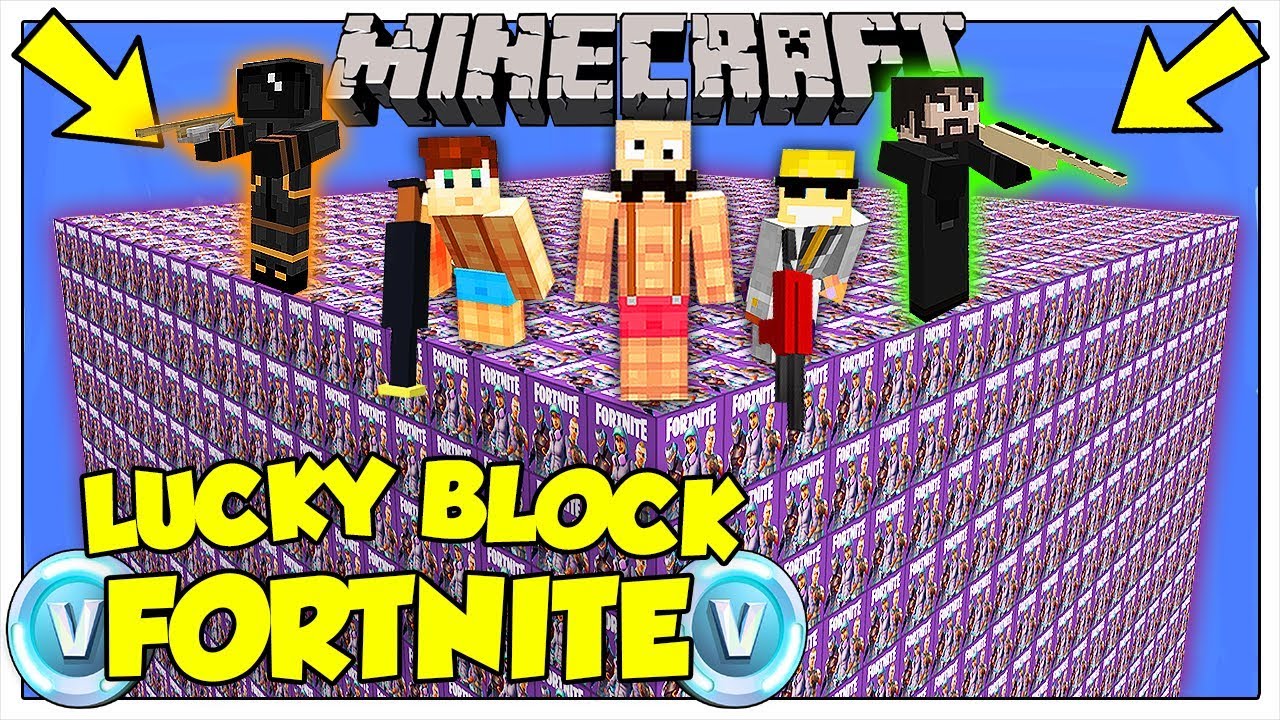 LA SFIDA DEI LUCKY BLOCK GIGANTI DI FORTNITE! - Minecraft ITA