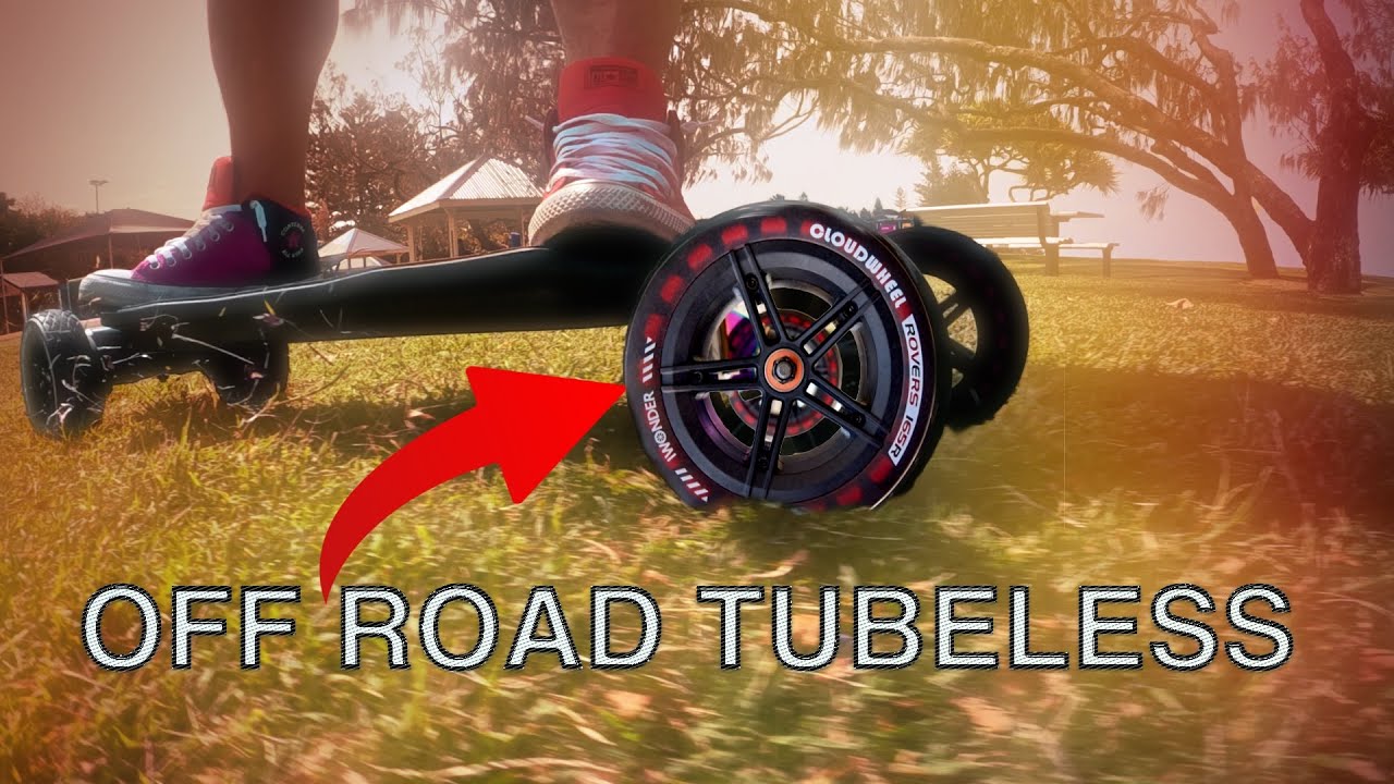BEST Electric Skateboard Wheels... CLOUDWHEEL ROVERS 💯 TUBELESS All Terrain Off Road