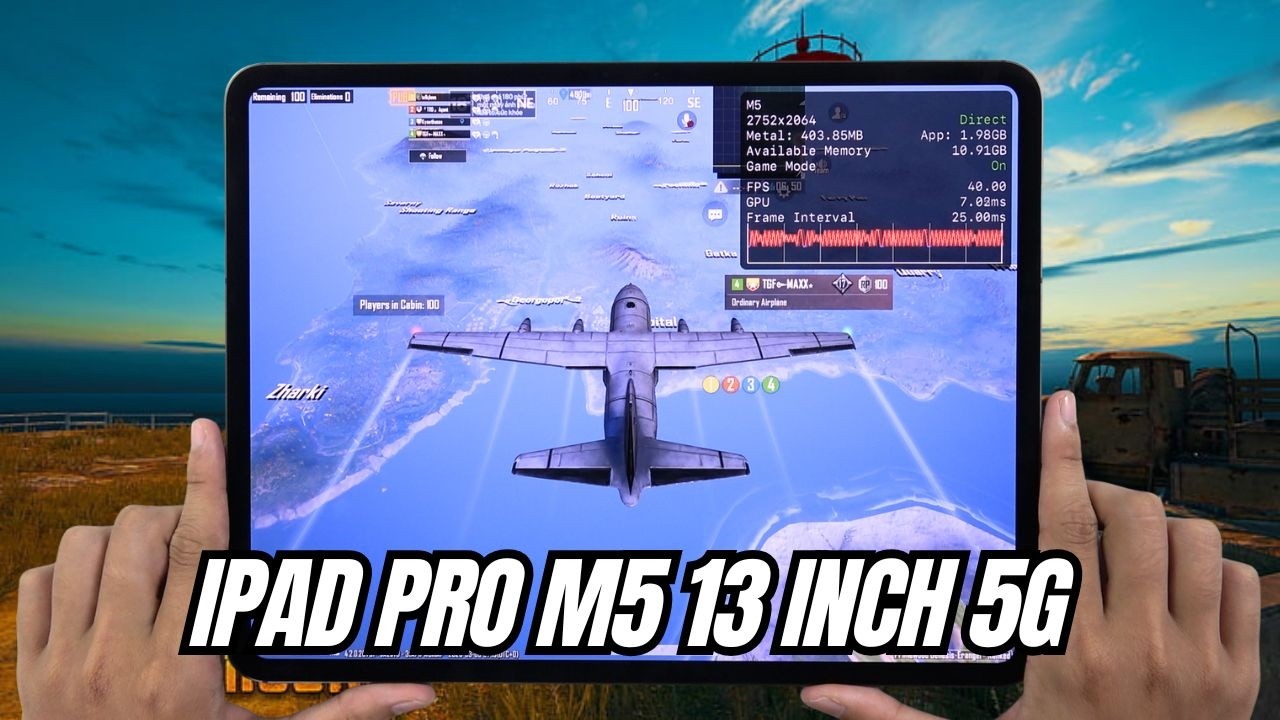 iPad Pro M5 13 inch Test Game PUBG Max Setting | Apple M5
