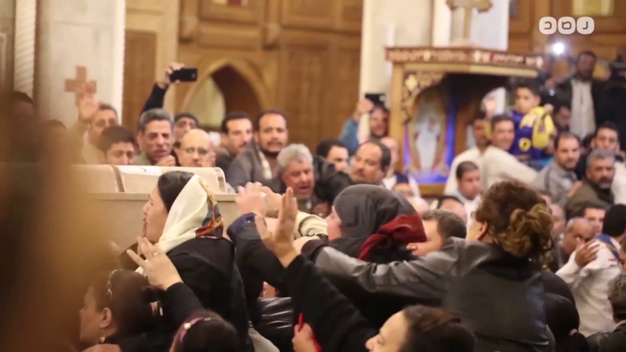 رصد| جنازة ضحايا كنيسة مارمينا بحلوان
