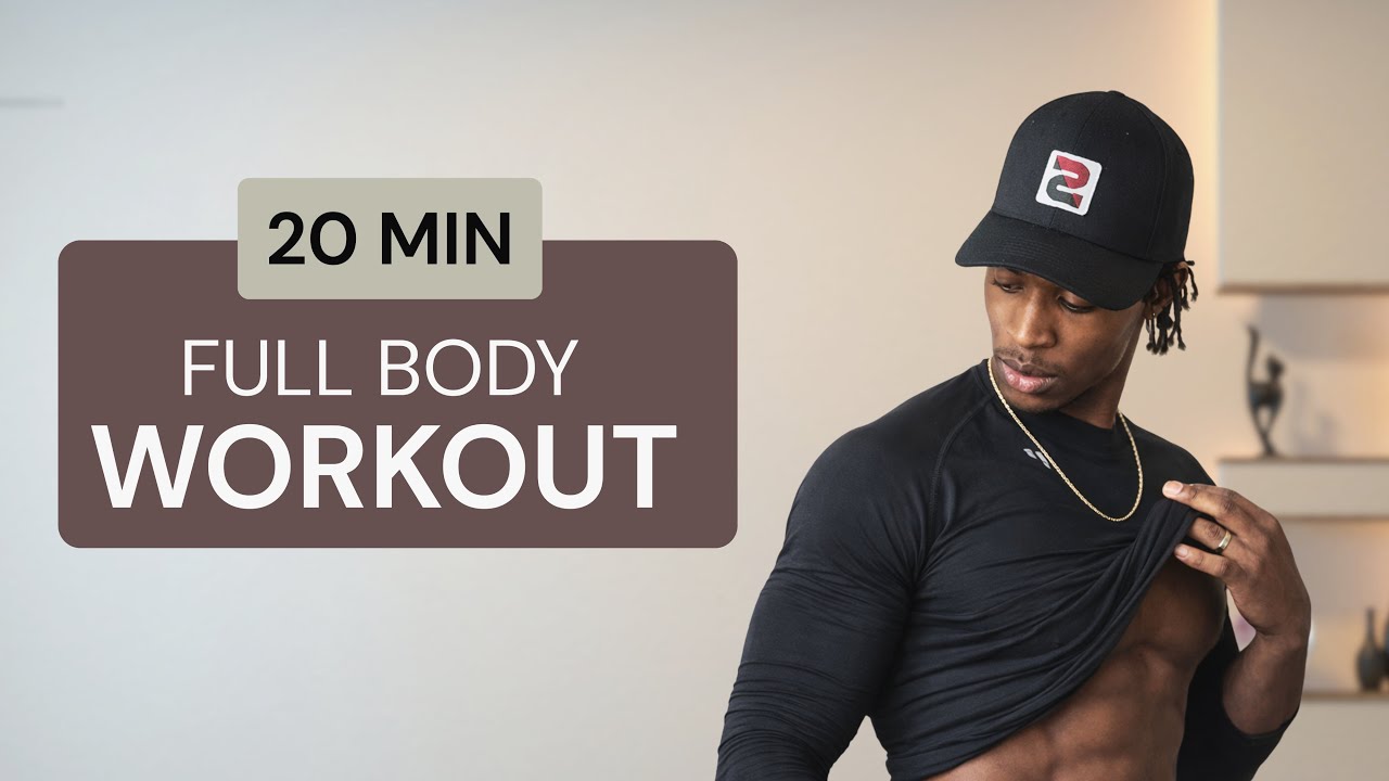 20 MIN FULL BODY BEGINNER WORKOUT – Burn Fat & Tone Muscles at Home (No Equipment | Easy HIIT)