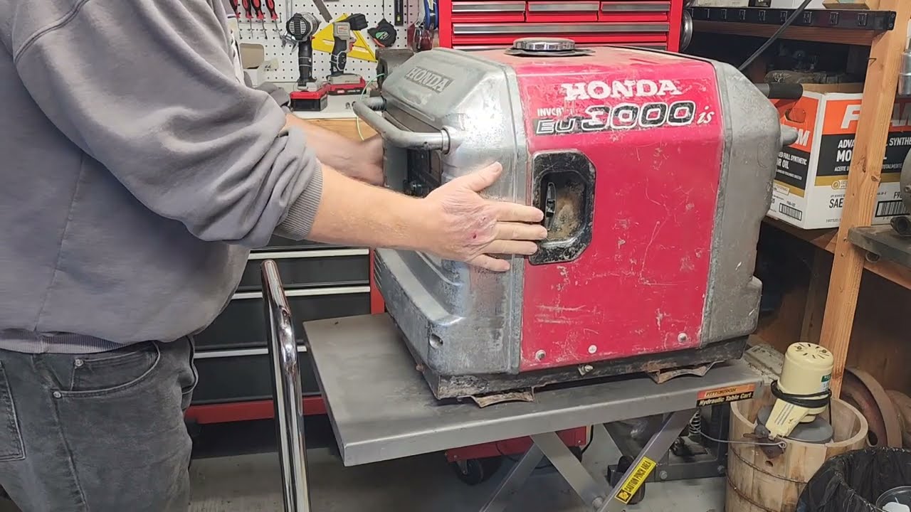 I bought a Cheap & Rough Honda EU3000is Generator. It won't start up with the electric starter! Why?