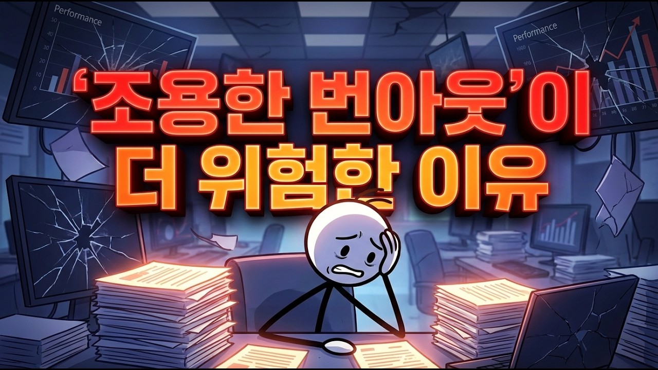 '조용한 번아웃'이 더 위험한 이유!