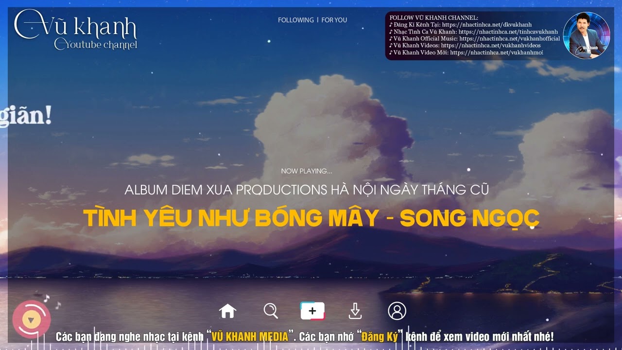 08. Tình Yêu Như Bóng Mây (Song Ngọc) - Vũ Khanh (Album: Hà Nội Ngày Tháng Cũ)