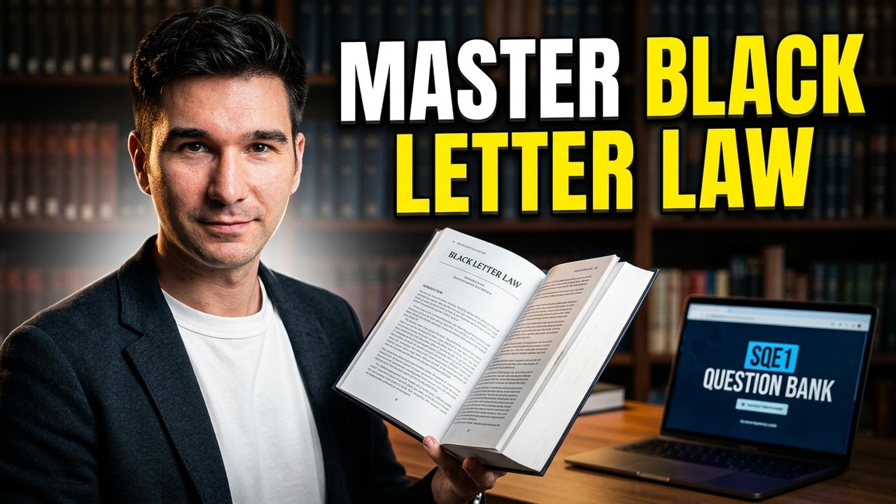SQE1 Preparation Tips: Black Letter Law
