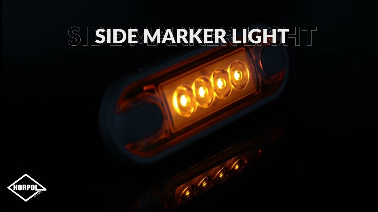 SLIM Marker Lights | HOR 158 | GRAPHITE | HORPOL