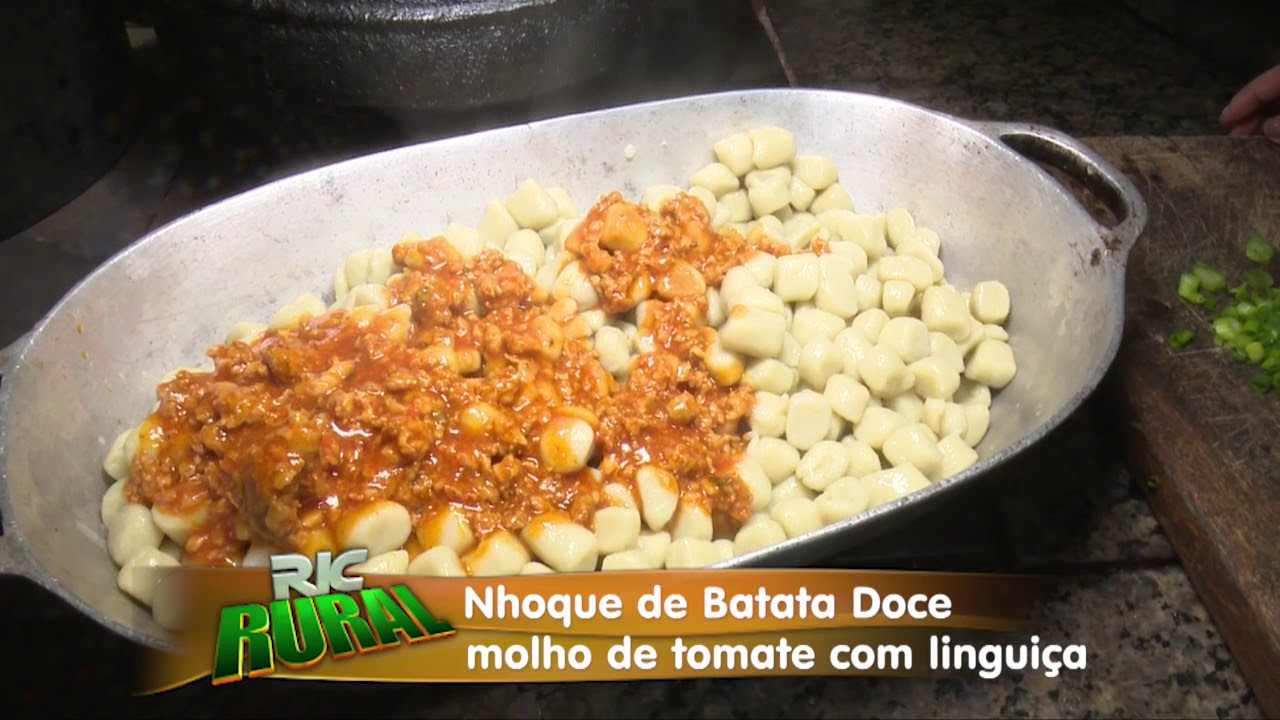 Aprenda a fazer o Nhoque de Batata Doce