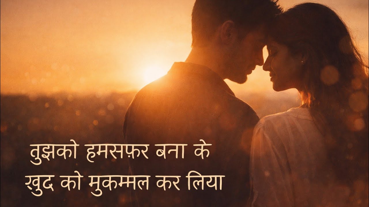 Tujhko Humsafar Bana Ke | Romantic Hindi Song | Cinematic Love Story | Hind Studio