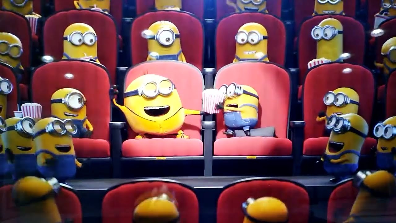 Minions Otto Help Bob Popcorn
