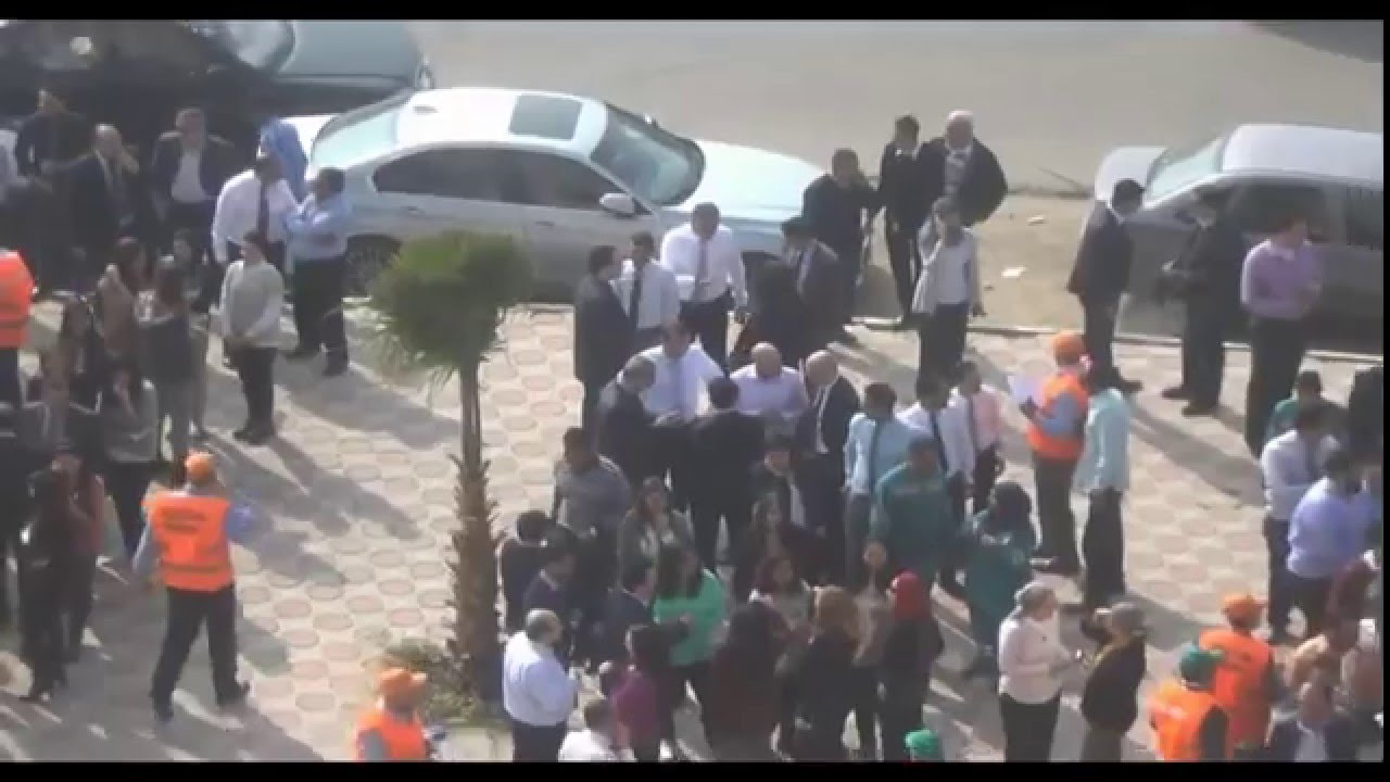 تجربة إخلاء الحريق بمبنى لافارج مصر Fire Drill Training Lafarge Egypt Head Office