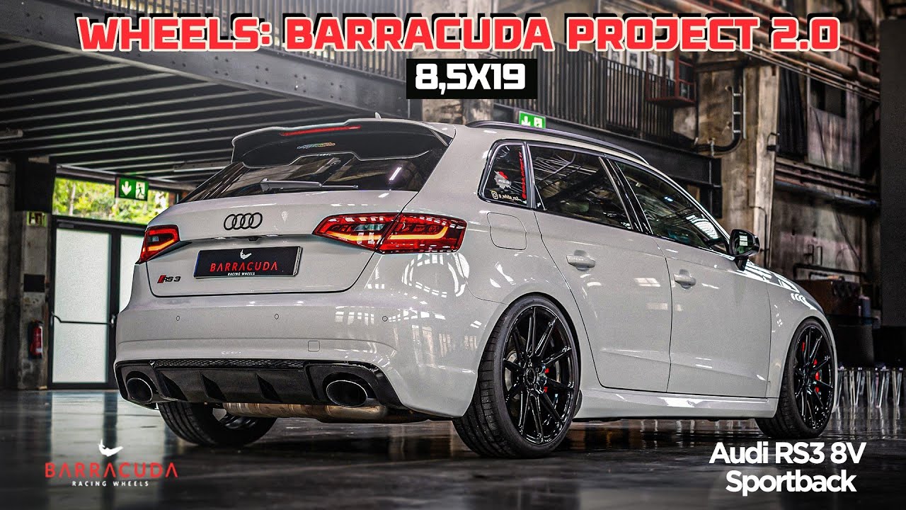 Barracuda Project 2.0 Ultralight 8,5x19 Felgen / Wheels für den Audi RS3 8V